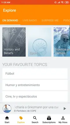 iVoox Podcast android App screenshot 5